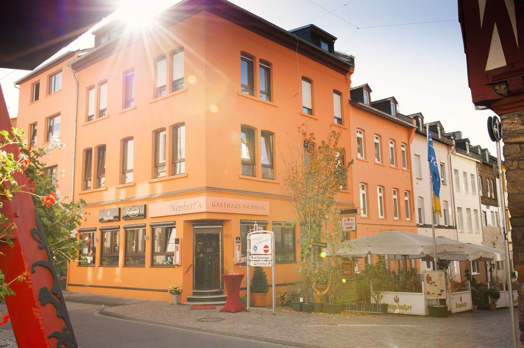 Neubert'S Gasthaus Am Rhein Hotel Lahnstein Exterior foto