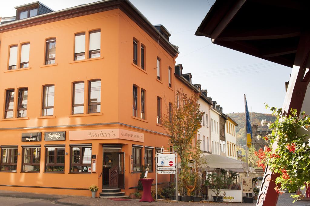 Neubert'S Gasthaus Am Rhein Lahnstein Exterior foto